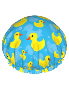 Gorro de Ducha Impermeable Reutilizable Yinzaishe Patito de Goma