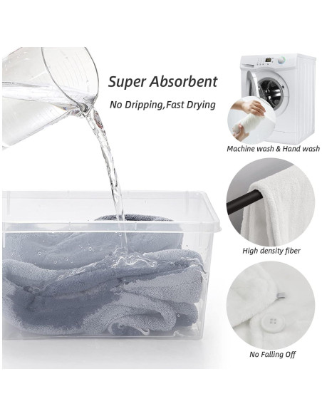 Toalla de Microfibra para Cabello JasmineM Halloween Naranja