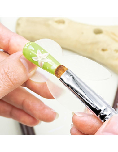 4 Pinceles de Limpieza y Bolígrafos de Puntos Aridito