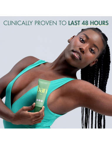 Desodorante Roll-On Ban AHA Sin Aluminio 65.2 ml Cítricos y Jazmín