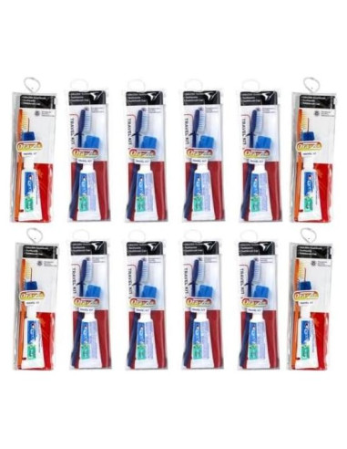 Kit de Viaje de Cuidado Oral Ora-Zen - 12 Paquetes