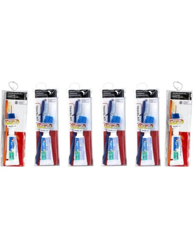 Kit de Viaje de Cuidado Oral Ora-Zen - 12 Paquetes