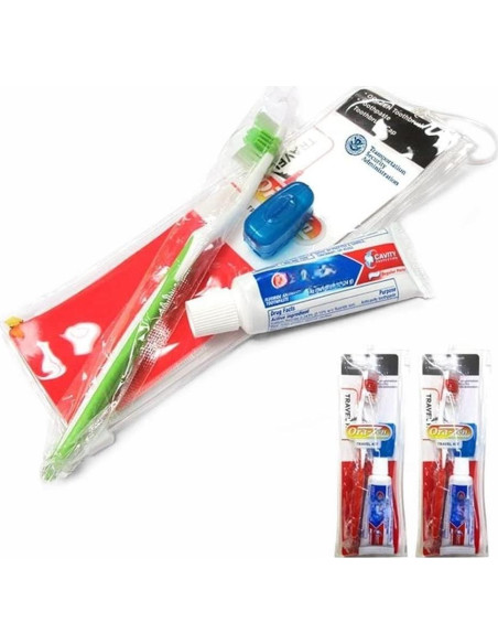 Kit de Viaje de Cuidado Oral Ora-Zen - 12 Paquetes