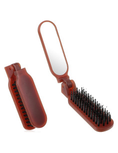 Cepillo Plegable de Jabalí Zyghjort Mini Portátil 17.8 cm