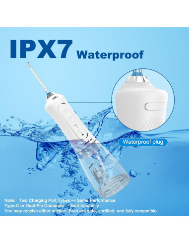 Irrigador Dental Inalámbrico BFT HF-P12 300ML 5 Modos IPX7