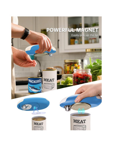 Abrelatas Eléctrico CIRCLE JOY KGQ-5A-BL Azul Automático