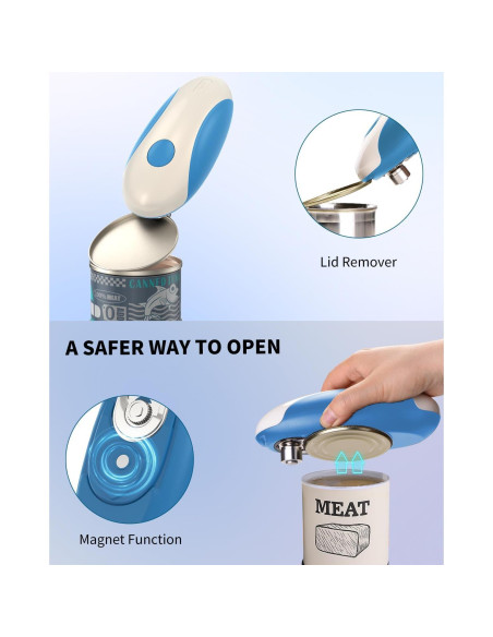 Abrelatas Eléctrico CIRCLE JOY KGQ-5A-BL Azul Automático