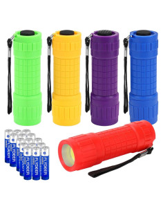 Linterna Pequeña LED KunHe 5 Paquete 100 Lúmenes Baterías AAA