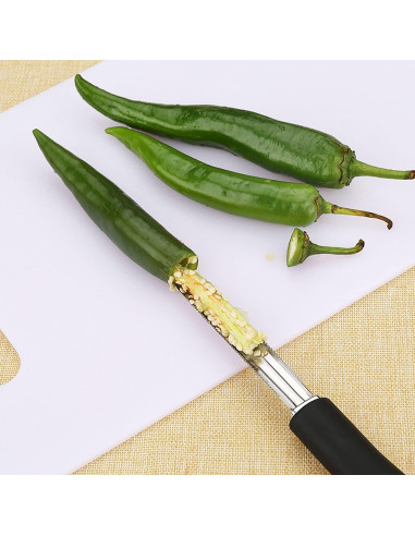 Extractor de Núcleo de Melón Yocimango Acero Inoxidable 23.5cm