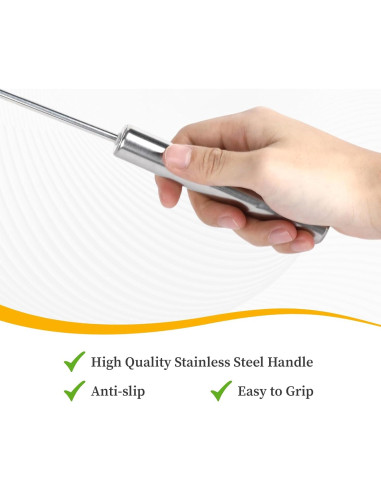 Set de Batidor de Huevo y Separador Wewounyl - Acero Inoxidable