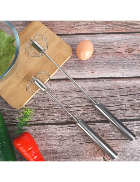Set de Batidor de Huevo y Separador Wewounyl - Acero Inoxidable