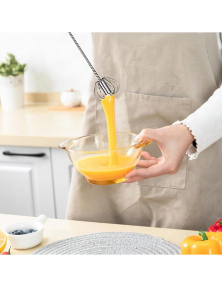 Set de Batidor de Huevo y Separador Wewounyl - Acero Inoxidable