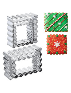 Juego de Cortadores de Galletas Sorcristy 6 Piezas Acero Inoxidable