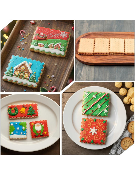 Juego de Cortadores de Galletas Sorcristy 6 Piezas Acero Inoxidable