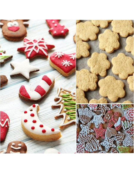 Cortadores de Galletas Sliverdew 4 Piezas Acero Inoxidable