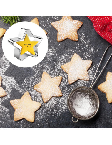 Cortadores de Galletas Sliverdew 4 Piezas Acero Inoxidable