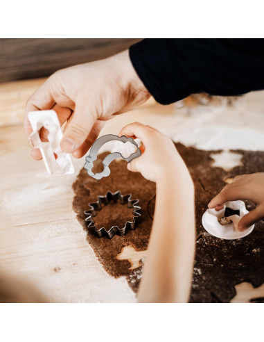 Cortadores de Galletas Sliverdew 4 Piezas Acero Inoxidable