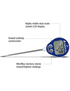 Termómetro Digital Profesional DeltaTrak 11050 Impermeable 2