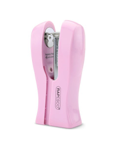 Grapadora de Pie Rapesco 1378 Rosa Caramelo 20 Hojas