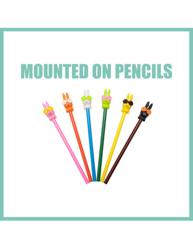 30 Gomas de Borrar 3D de Animales Clock King - Coloridas