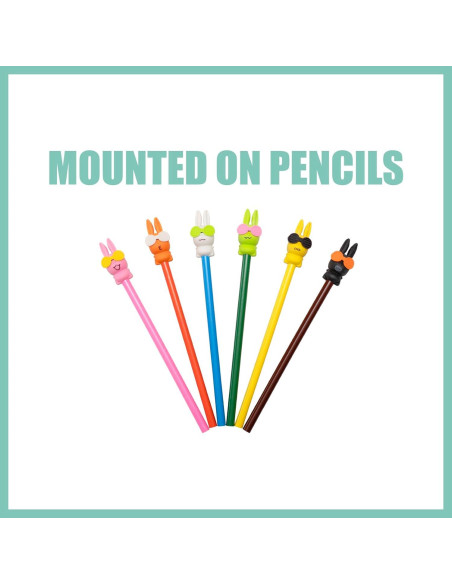 30 Gomas de Borrar 3D de Animales Clock King - Coloridas