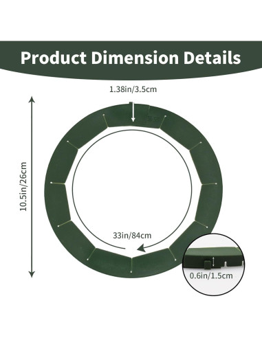 Protector de Corteza de Pastel HOHUIGO Silicona Ajustable 27.5 cm