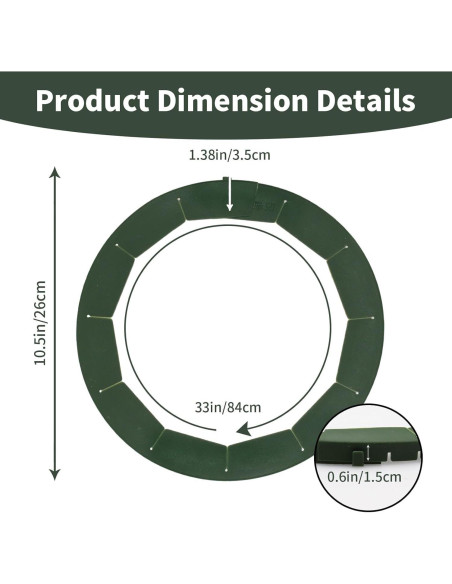 Protector de Corteza de Pastel HOHUIGO Silicona Ajustable 27.5 cm