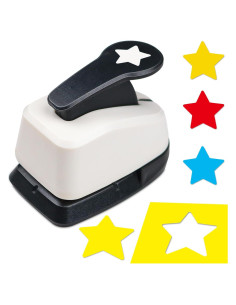 Perforadora de Papel Estrella HKKYO 2.49 cm Multiusos