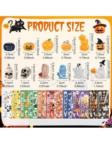 Set de 144 Bolígrafos de Gel Halloween Ioffersuper Multicolor