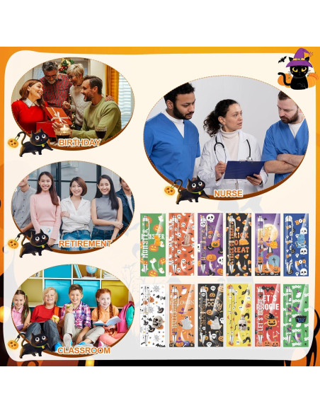 Set de 144 Bolígrafos de Gel Halloween Ioffersuper Multicolor