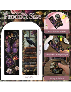 Marcadores de Libros Vintage Gótico Cosmisun - 120 Pcs 2