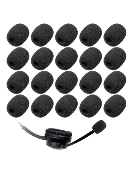 Paquete de 20 Cubiertas de Espuma para Micrófono Ymapinc