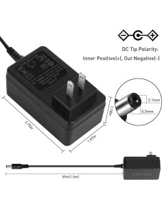Adaptador de Corriente 12V 2A Tengdaxing para LED y CCTV 2