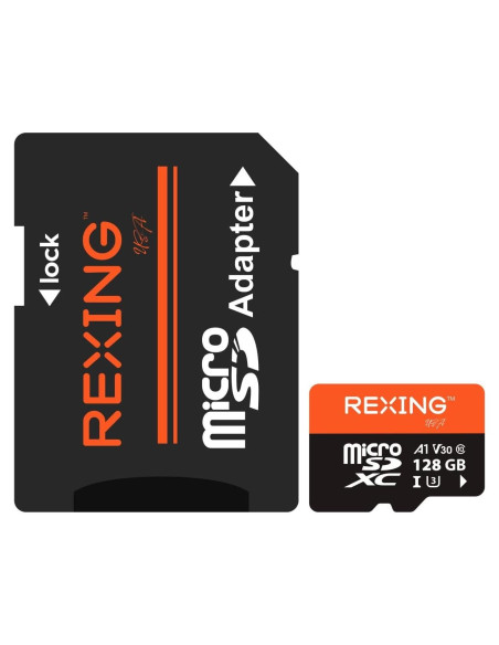 Tarjeta microSDXC 128GB Rexing UHS-3 4K Full HD