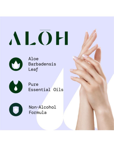 Toallitas Desinfectantes ALO Peppermint Eucalyptus 60ct