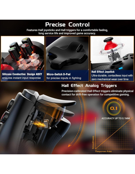 Controlador Inalámbrico Joso AB02 para Juegos Móviles - Bluetooth