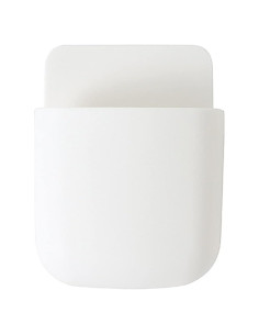 Soporte de Pared para Control Remoto MYUBWTF Blanco 11.5x9.5cm