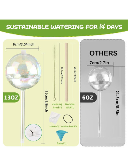 Esferas de Riego Automáticas Vividaire 13oz Iridiscente 4 Pack