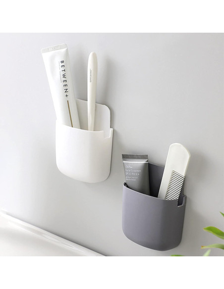 Soporte de Pared para Control Remoto MYUBWTF Blanco 11.5x9.5cm