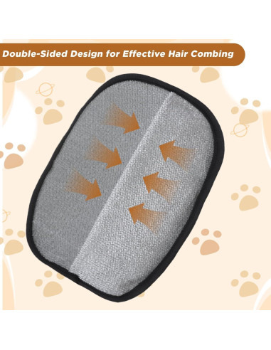 Guantes Removedores de Pelo de Mascota BOHUIZ 2 Piezas Amarillo