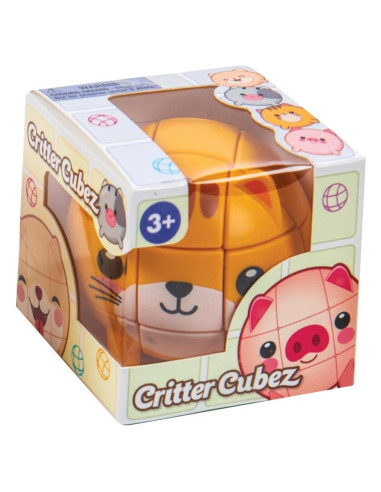 Cubo Rompecabezas Gato Critter Cubez 6.99 cm - Juguete Antiestrés