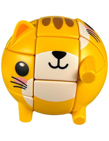 Cubo Rompecabezas Gato Critter Cubez 6.99 cm - Juguete Antiestrés