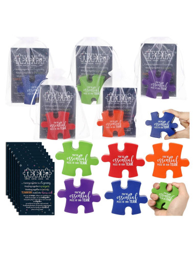 25 Pelotas de Estrés de Espuma con Tarjetas y Bolsas de Regalo