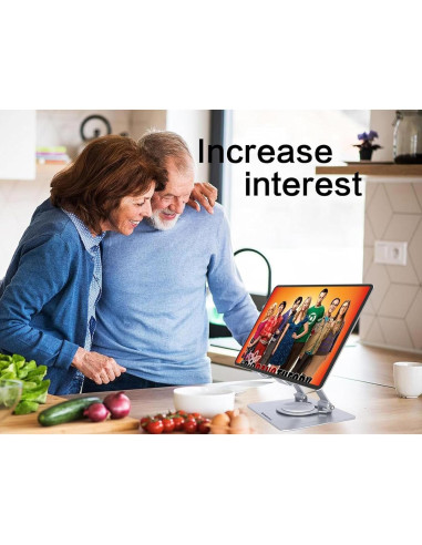 Soporte Ajustable para Tablet Winusers 360 Plegable Plata