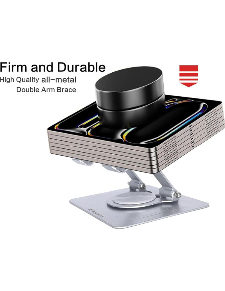 Soporte Ajustable para Tablet Winusers 360 Plegable Plata