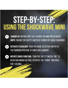 Linterna Táctica Mini Shockwave Pain Safari 200 Lúmenes 2