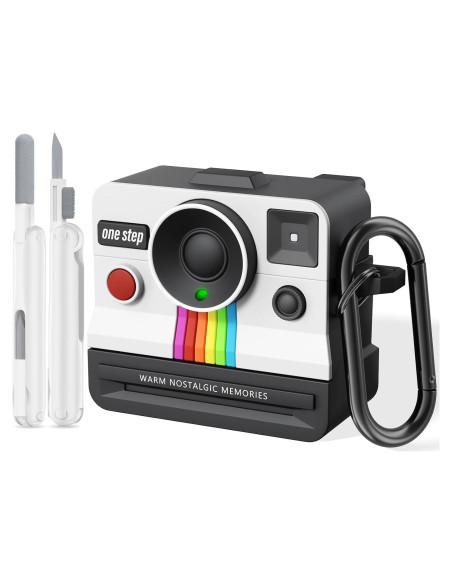 Funda Silicona VISOOM Retro para AirPods Pro 1/2 - Blanca