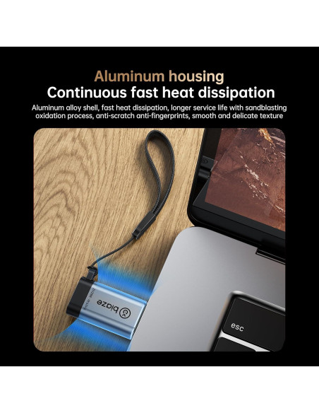 Adaptador USB-C a HDMI Biaze ZH288 4K 60Hz Plug and Play