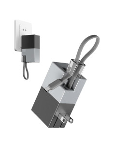 Cargador Portátil Power Bank 5000mAh USB C 22.5W Gris-Negro