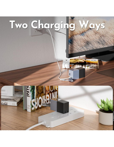 Cargador Portátil Power Bank 5000mAh USB C 22.5W Gris-Negro